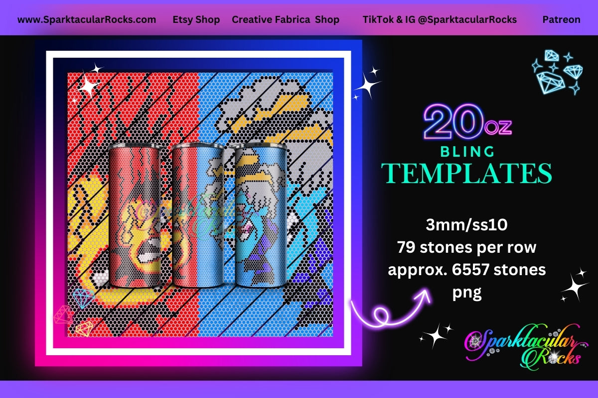 015 Bling Tumbler Template