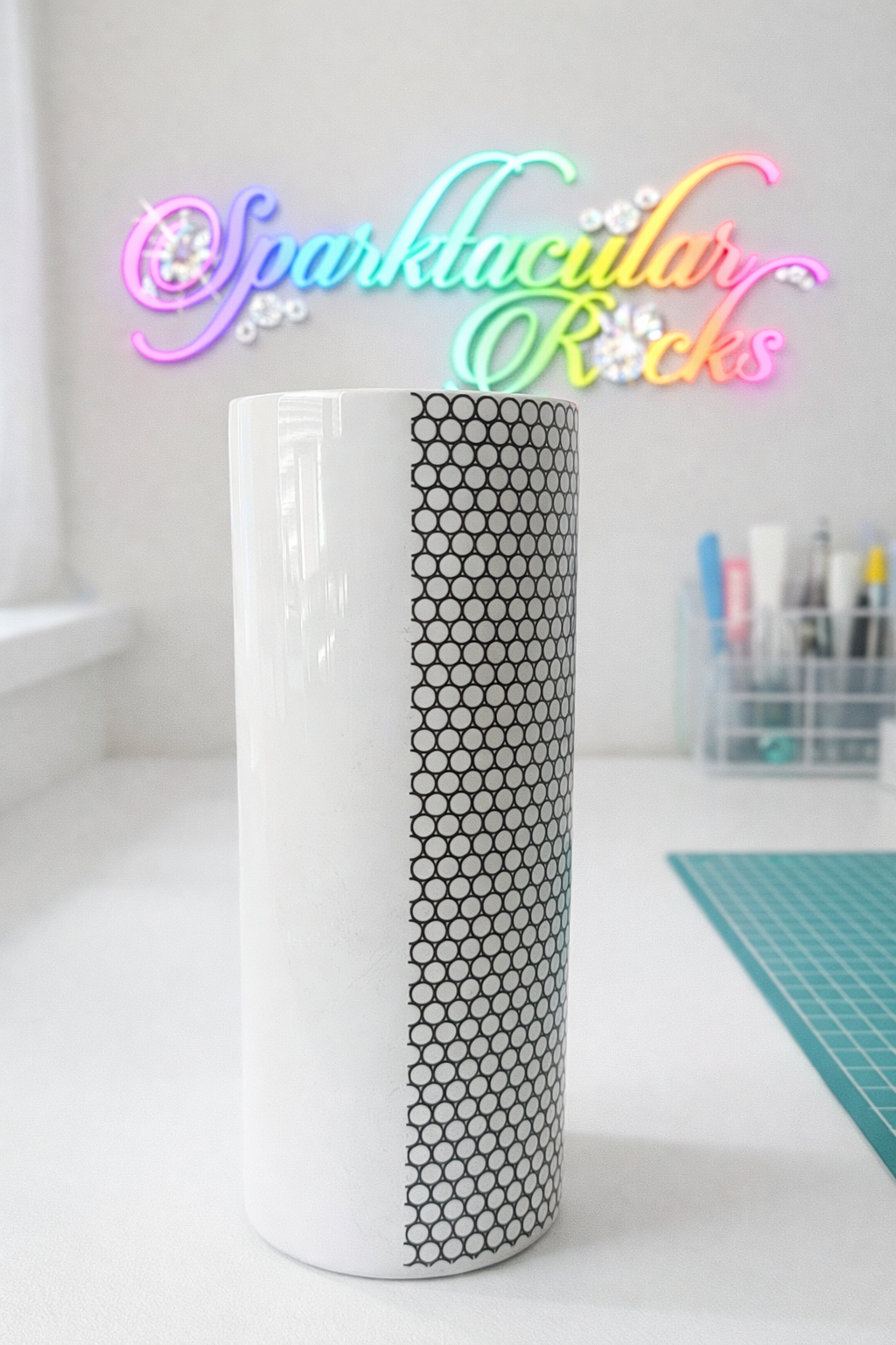 Half Ready2Bling 20oz Tumbler – Sublimated Bling Template Tumbler