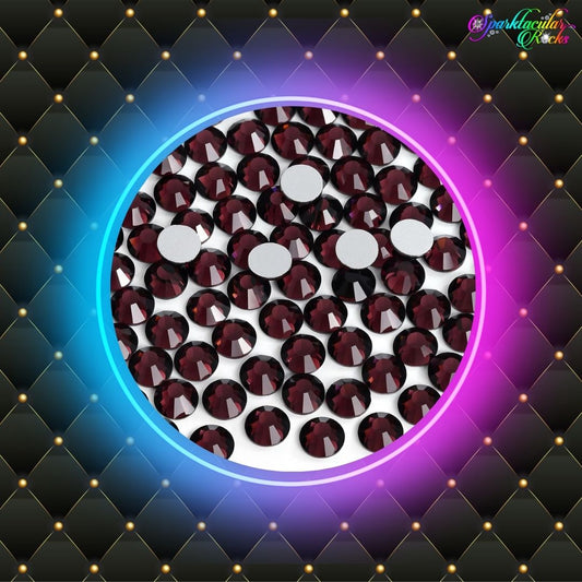Amethyst Glass Rhinestones