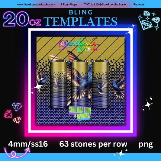 014 Bling Tumbler Template