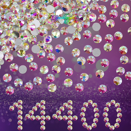 Crystal AB Glass Rhinestones - Wholesale