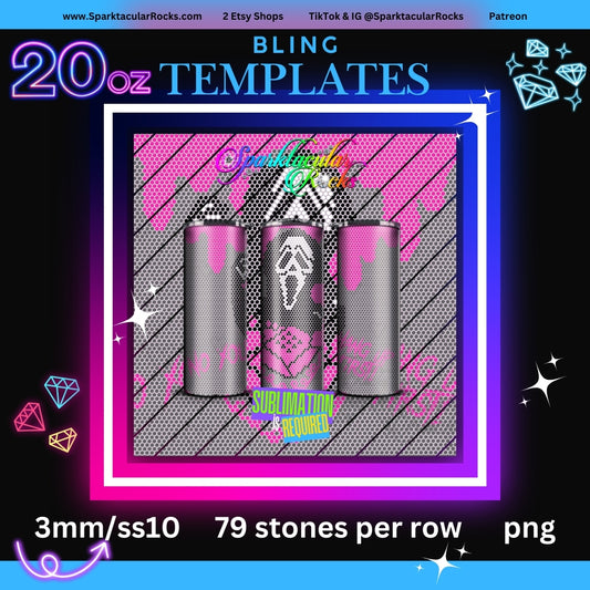 016 Bling Tumbler Template
