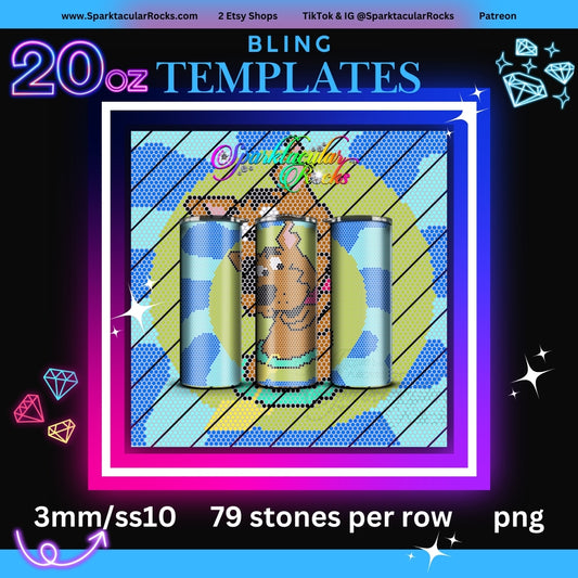 017 Bling Tumbler Template