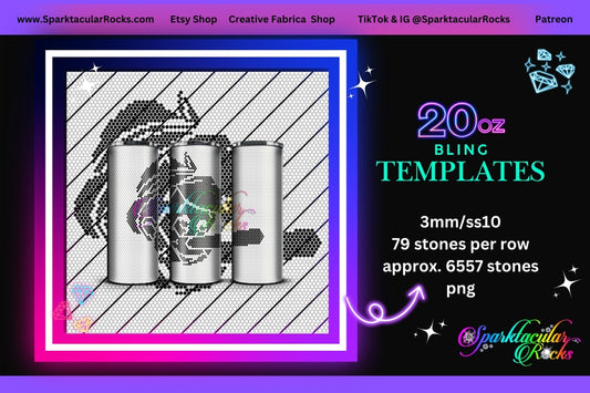 018 Bling Tumbler Template