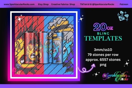 015 Bling Tumbler Template