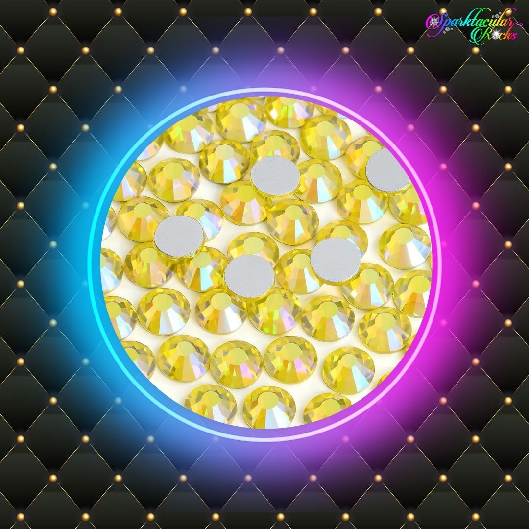 Citrine AB Glass Rhinestones