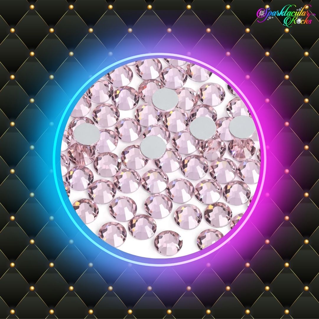 Pink Glass Rhinestones