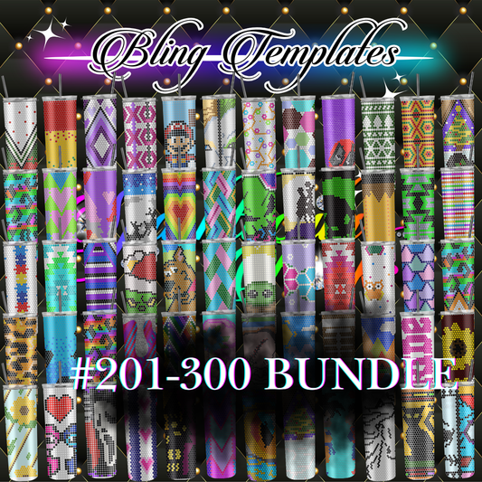 201-300 Bling Template BUNDLE
