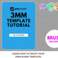 Template Tutorial: Creating a 3mm Bling Template w/ Pen Template Guide