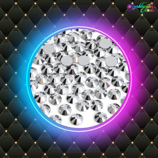 Silver Glass Rhinestones