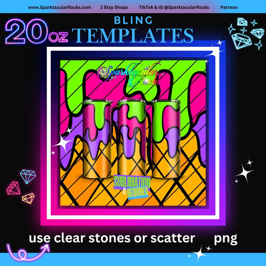 008 Bling Tumbler Template