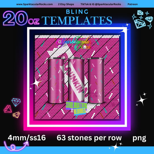 009 Bling Tumbler Template