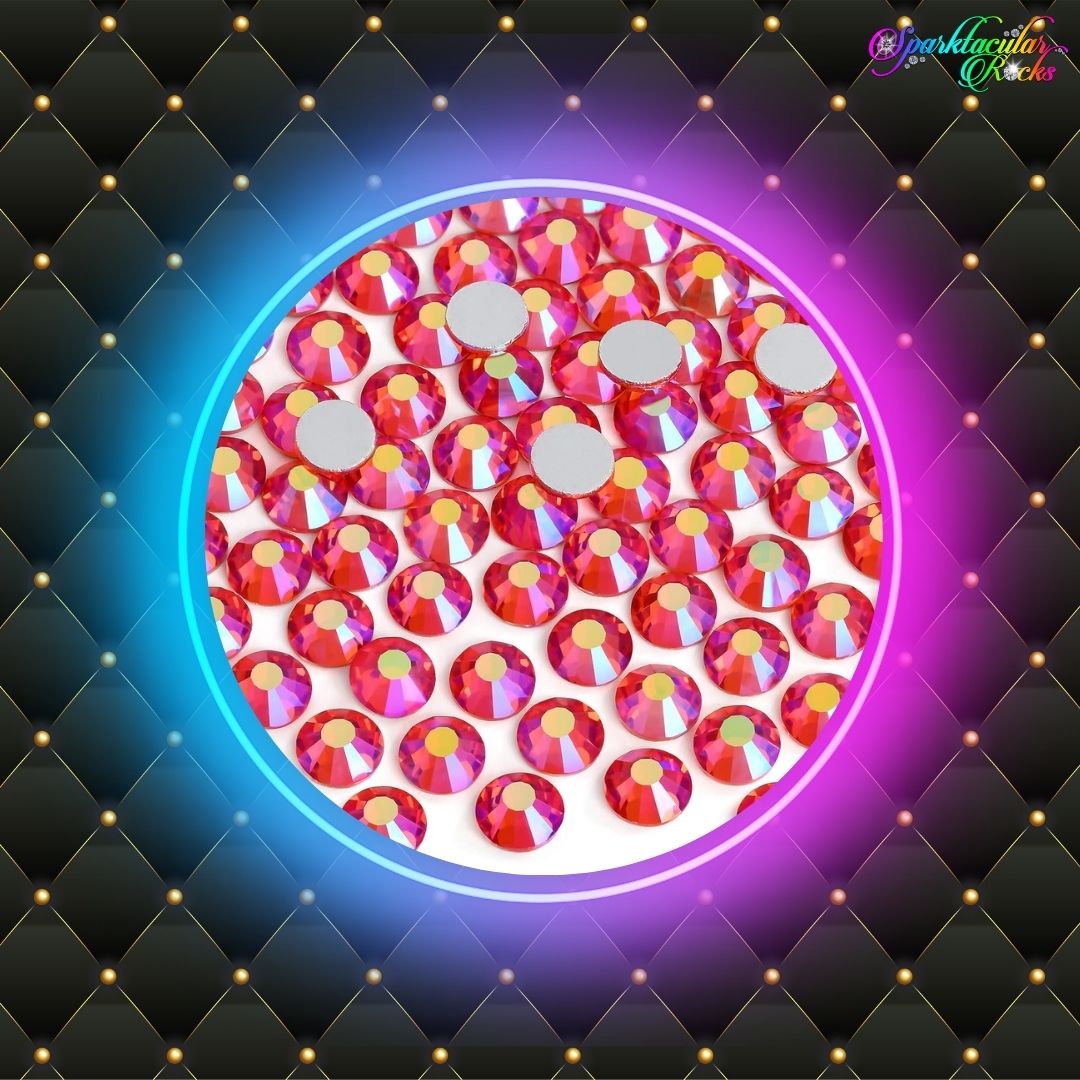 Siam AB Glass Rhinestones