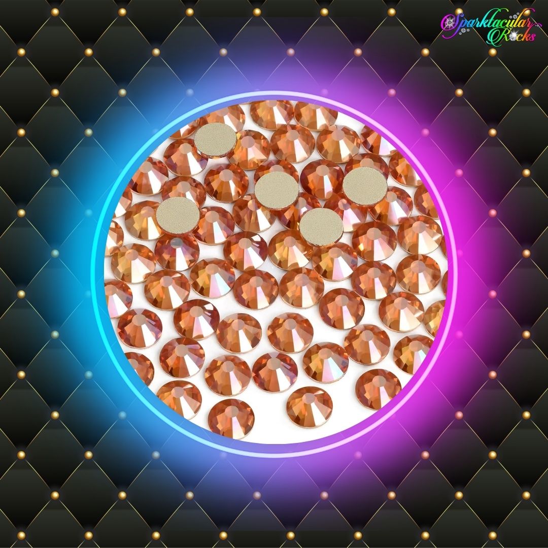 Amber Glass Rhinestones