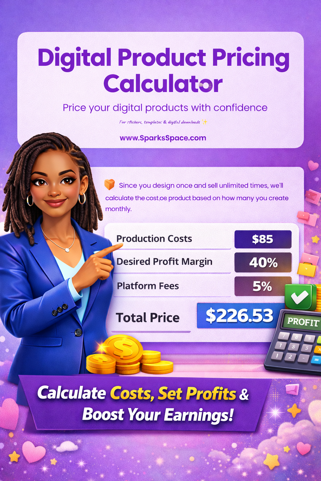 Digital Product Price Tool